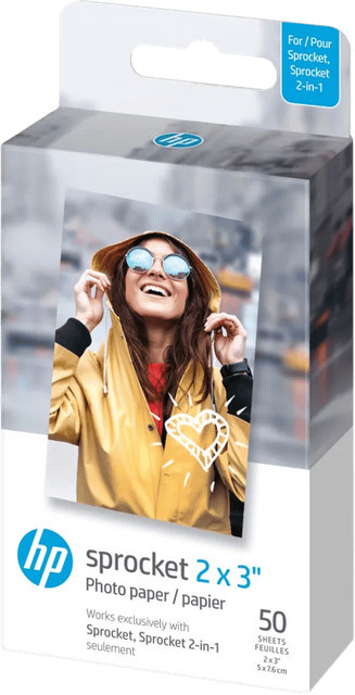 HP Sprocket ZINK Fotopapier 50er Pack für Thermaldruck in Mehrfarbig - Bild 1