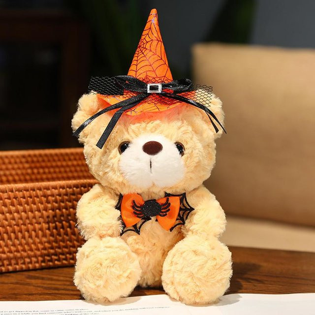 Yiran toy Halloween Bär, Plüschtier, 28cm, Braun - Bild 1