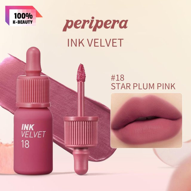 Peripera Ink Velvet 018 Star Plum Pink, 4g, Matt - Bild 1