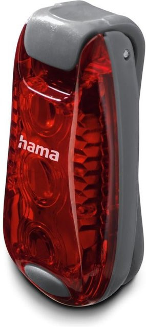Hama Blinklicht SL-DUO in Rot und Grau mit Clip-Befestigung und 3 Modi, 2er-Set - Bild 1