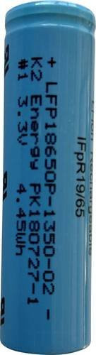 K2 Energy Power Cell Data Akkupack K218650UP01 18650 LiFePO4 in Blau - Bild 1