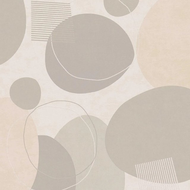 A.S. Création Tapete Punkte in Grau Weiß und Silber, modern, Vlies Vinyl, Breite: 53 cm, Länge: 10,05 m - Bild 1