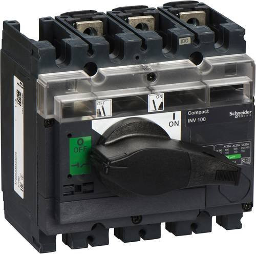 Schneider Electric 31160 Lasttrennschalter 100A 125 V/DC 690 V/AC Schwarz - Bild 1