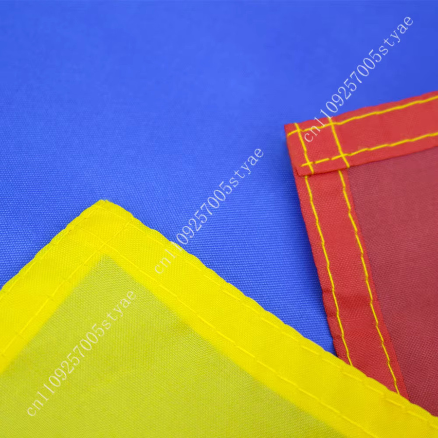 ZXDingZhi Kolumbien-Flagge aus Polyester für Innen und Außen, gelb gestreiftes Banner zur Heimdekoration - Bild 3