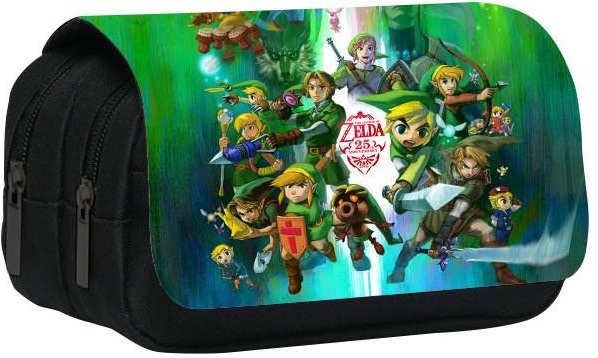 DewBloom Zelda Federmäppchen mit Doppellagiger Klapphülle und Reißverschluss, Mehrfarbig - Bild 1