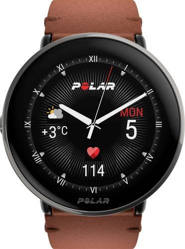 Polar Ignite 3 Sportuhr mit GPS, Herzfrequenzmessung und Schlafanalyse in Braun/Bronze, 43mm - Bild 1