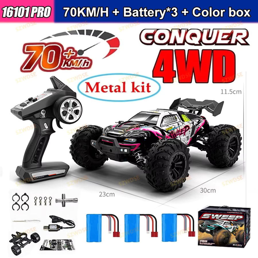 WLtoys 16101PRO 16102PRO RC Auto, Monster Truck, Metall, ab 14 Jahren - Bild 8