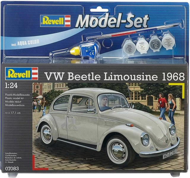 Revell VW Beetle Limousine 68, Model Set, 1:24, ab 8 Jahren - Bild 1