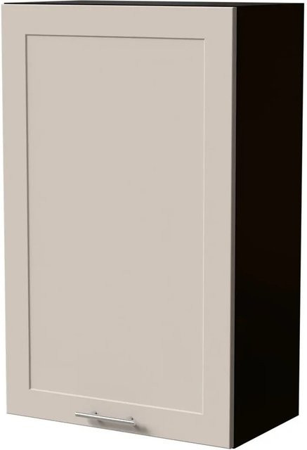 Feldmann-Wohnen Hängeschrank Oslo W4/60/60 Schwarz und Kaschmir Matt B/T/H: 60 x 32,5 x 96 cm - Bild 1