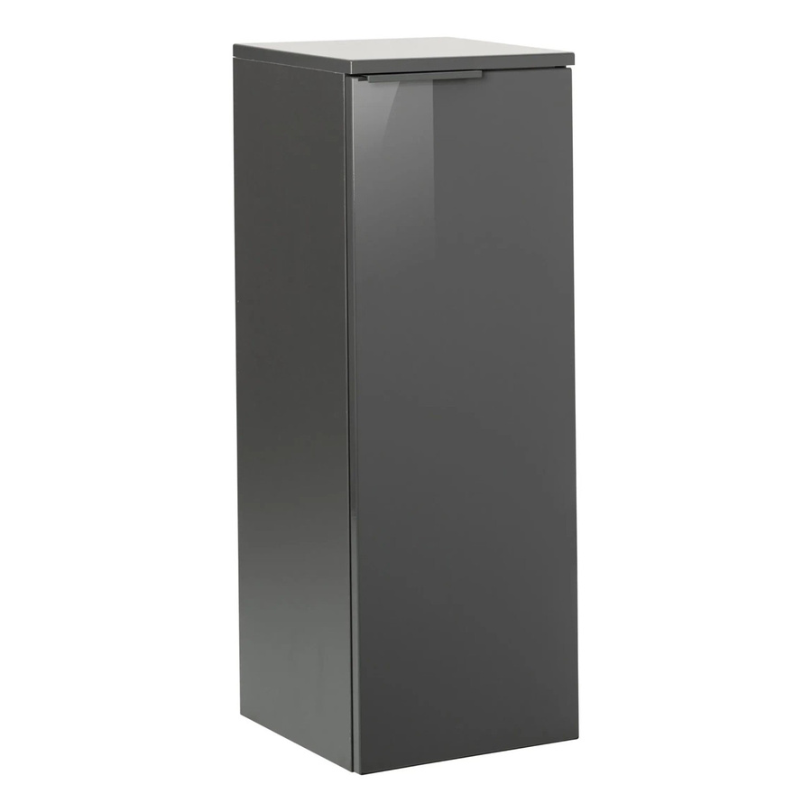 Fackelmann Bad-Hochschrank Luna in Anthrazit mit Soft-Close-Tür, B/T/H: 30,2 x 32,0 x 82,6 cm - Bild 2