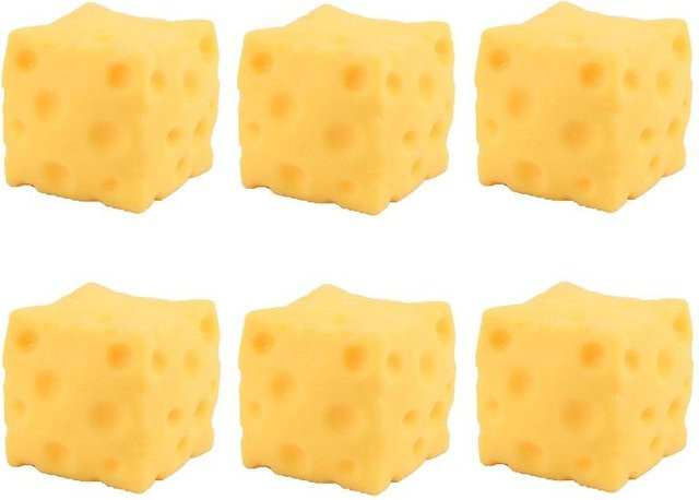 Needoh Squishy Quadrat Käse, Quetschspielzeug, Stressabbau, Sensorisches Spielzeug - Bild 1