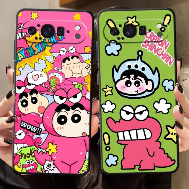 Funda Handyhülle mit Shin-chan Design für Google Pixel 6 7 8 Pro 9 Pro XL 6a 7a 8a 9a in Multicolour - Bild 1