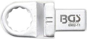 BGS Einsteck-Ringschlüssel aus Chrom-Vanadium in Silber, 11 mm mit 9 x 12 mm Aufnahme - Bild 1