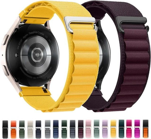 Alpine Nylon-Schlaufenarmband, Textil/NATO, Unisex, 20mm 22mm - Bild 1