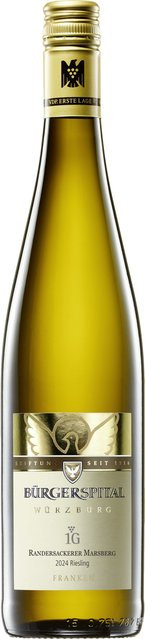 Bürgerspital zum Hl. Geist - Weingut Riesling Weißwein, Franken, 2024, trocken, 0,75 l - Bild 1