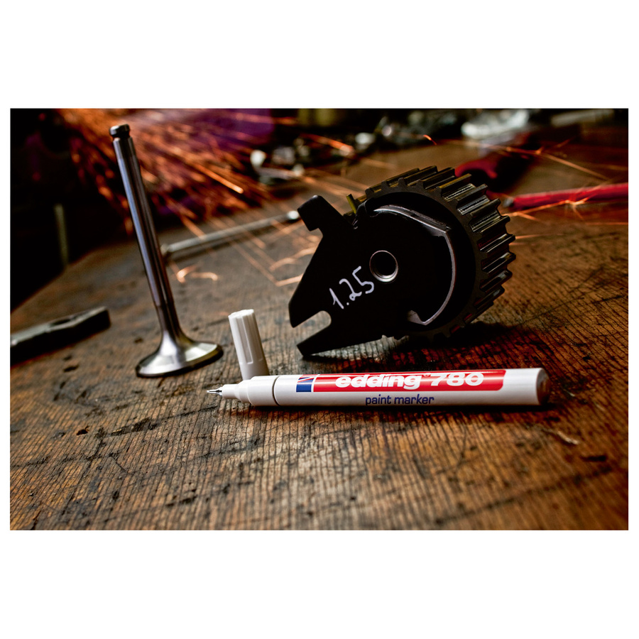 edding Lackmarker 780 Permanentmarker Gold mit feiner Spitze - Bild 2