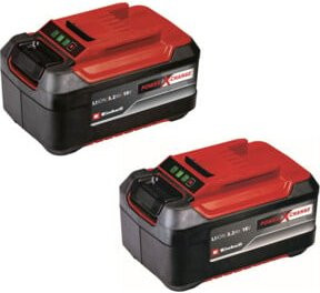 Einhell Power X-Change Akku Twinpack 2x 18V 5,2Ah PXC in Schwarz-Rot - Bild 3