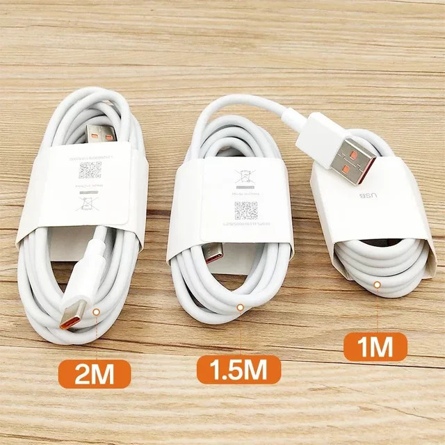 Xiaomi USB Typ-C Schnellladekabel mit 120W Turbo-Ladefunktion in Weiß - Bild 1