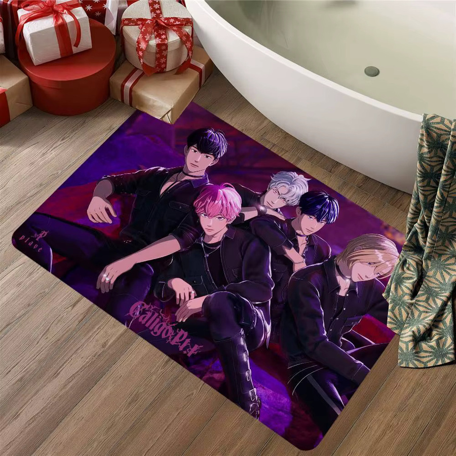 P-PLAVES ASTERUM Kpop Bodenteppich im nordischen Stil, Multicolor - Bild 3
