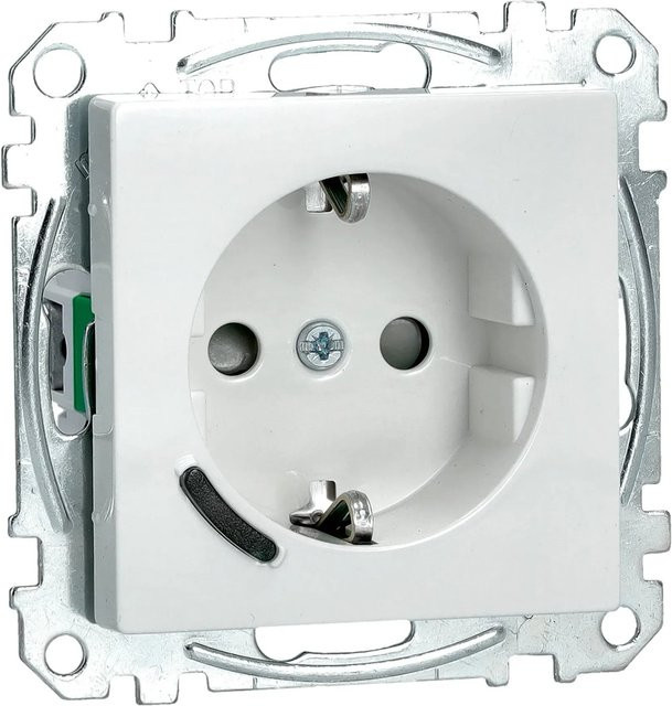 Merten System M Connected Schutzkontakt-Steckdose MEG2380-0319 16A Weiß Einbau - Bild 1