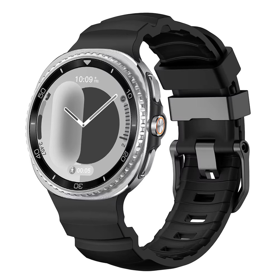 Samsung Uhrenarmband Silikon, Schwarz, Unisex - Bild 3