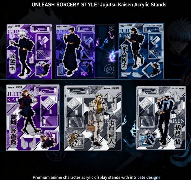 Jujutsu Kaisen Gindaco Takoyaki 2024, Acryl-Ständer, Acryl-Schlüsselanhänger-Set - Bild 1
