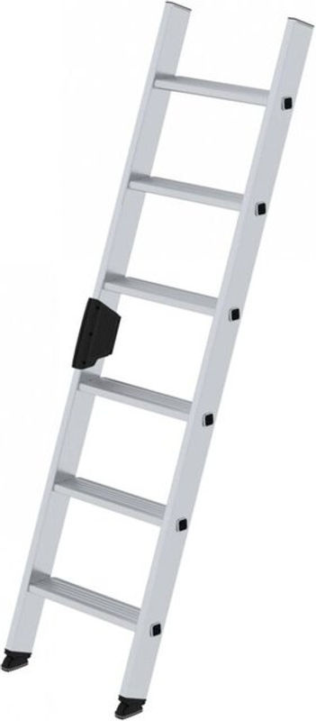 MUNK Aluminium-Anlegeleiter mit Ergo-Pad in Silber, 6 Stufen - Bild 2