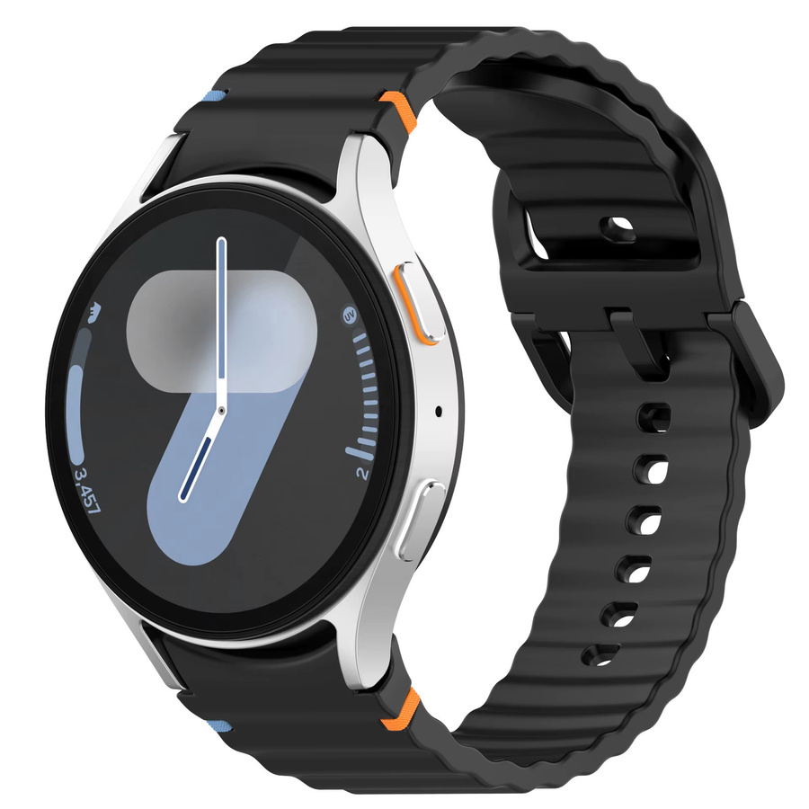 CAOWTAN Uhrenarmband Silikon, Schwarz, Unisex - Bild 2