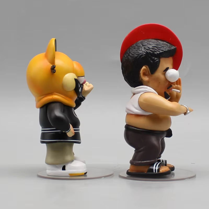 Bandai Superman Katze Kawaii Kung Fu Modellfigur aus Kunststoff, mehrfarbig, Höhe: 9 cm - Bild 2