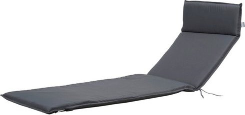 CASAYA Liegenauflage Koroma aus Polyester, Anthrazit/Schwarz, Breite: 58 cm, Länge: 195 cm - Bild 1