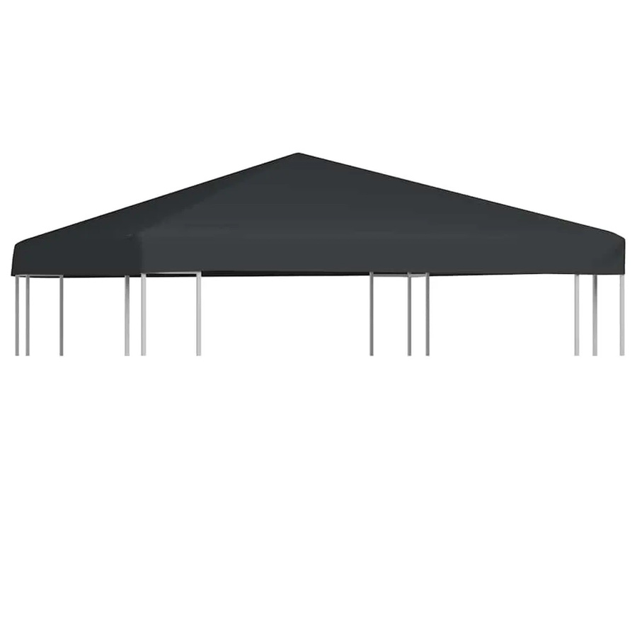 vidaXL Pavillondach aus Polyester in Grau mit 3x3 m Fläche und 300 g/m² Materialstärke - Bild 2