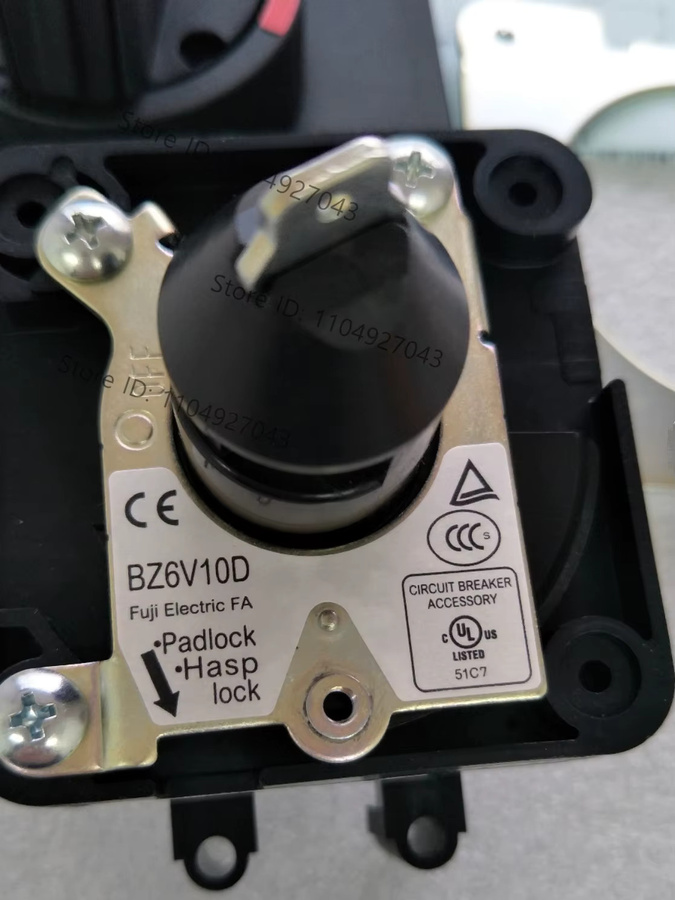 Fuji Leistungsschalter Schaltgetriebe mit externem Betriebsgriff BZ6N10D BZ6V10D in Schwarz - Bild 4