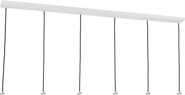 Orion Lightstyle Deckenbaldachin Lampe Weiß, 6 Auslässe, B/T/H: 150 x 10 x 10 cm - Bild 1