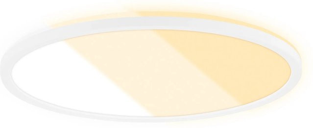 Brilo LED Panel Slim CTS Schalter Weiß, Durchmesser: 42 cm, Höhe: 2,9 cm - Bild 1