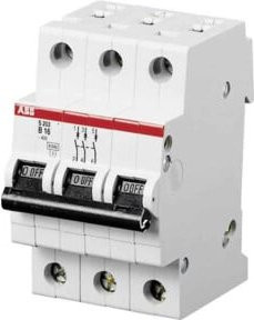 ABB Leitungsschutzschalter S203-B63, 3-polig, 63A, 6kA - Bild 1