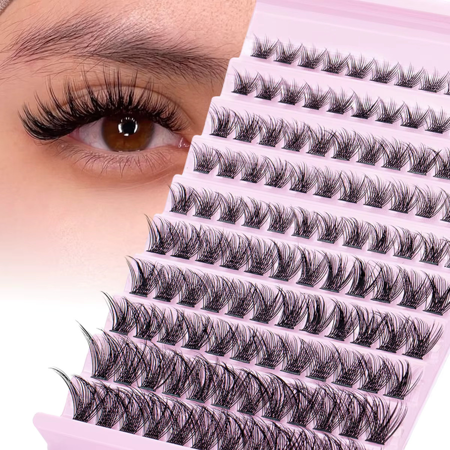 SEXYSHEEP Wimperncluster, 8–16 mm, 3D, Natürlich, Unisex - Bild 4