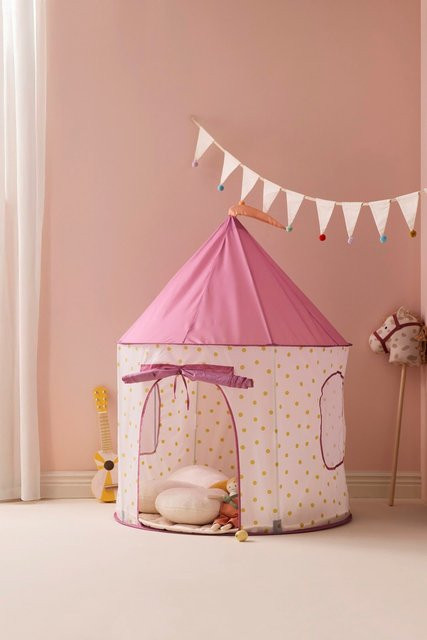 Kids Concept Spielzelt, Punkte, rosa - Bild 1