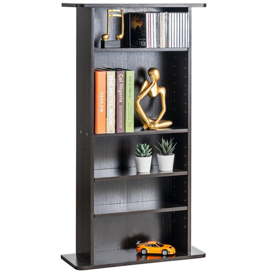 Medienaufbewahrungsschrank Buying Solutions MB mit 5 verstellbaren Regalen für 240 CDs und DVDs in Espresso Braun - Bild 5