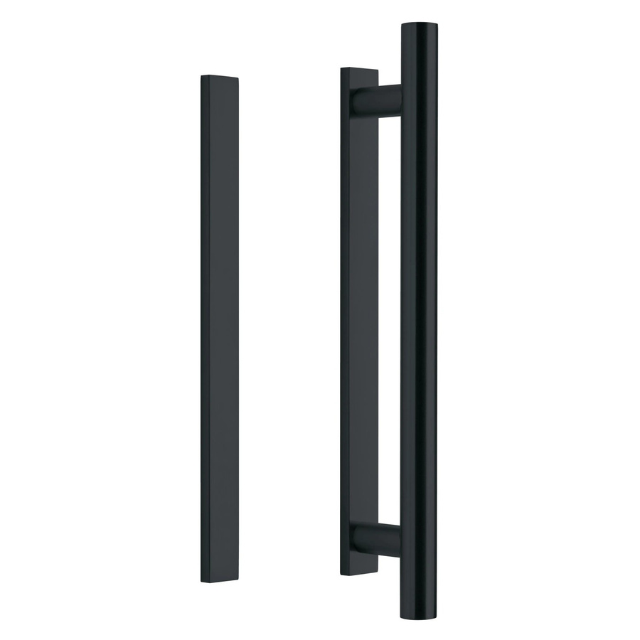 Loft+Mehr Griffstange aus Edelstahl zum Kleben, Schwarz Matt, Länge: 40 cm - Bild 2