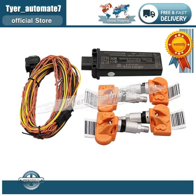 GANGLE TPMS Reifendrucksensor Überwachungssystem in Schwarz für Audi A3 A4 B9 Q2L Q3L A5 A6 A7 A8 Q7 Q8 Q5L 2018-2022 - Bild 1