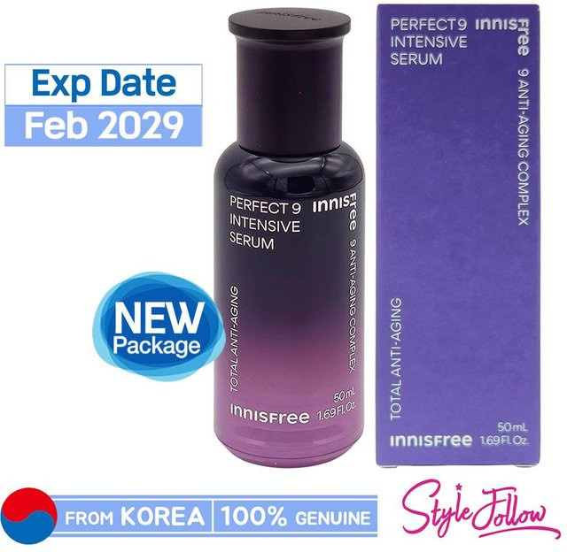 INNISFREE Perfect 9 Intensivserum, 50 ml, für trockene Haut - Bild 1