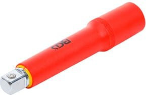 BGS VDE-Verlängerung 1/2 Zoll in Rot, Länge: 125 mm - Bild 1