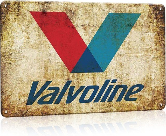 Valvoline Blechschild Retro-Vintage Wanddekoration für Garage und Zuhause - Bild 1