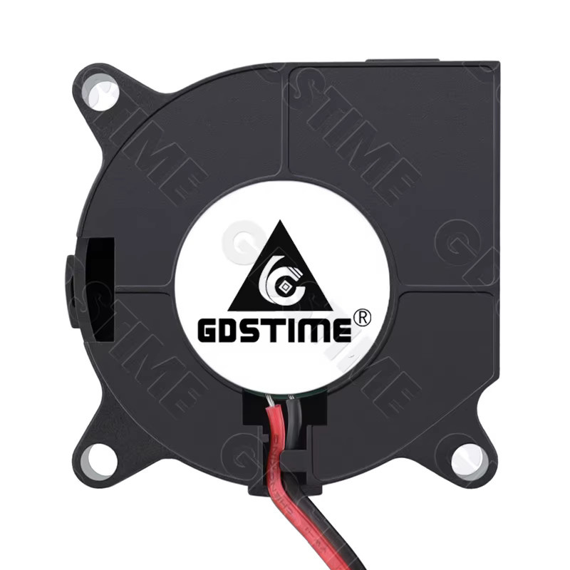 Gdstime Dual-Ball-Mikro-Turbo-Lüfter 4020 in Schwarz für 3D-Drucker und Grafikkarten, B: 40 mm, H: 40 mm, T: 20 mm - Bild 3