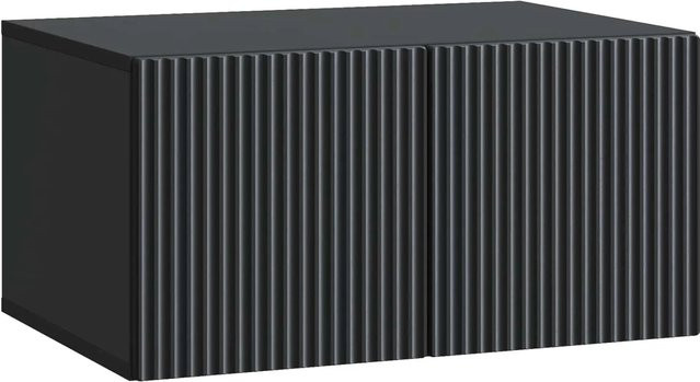 vidaXL Wandmontierter TV-Schrank Modern Schwarz B/H/T: 59,5 x 41 x 30 cm - Bild 1