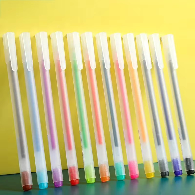 Mehrfarbiger Kugelschreiber mit 12 Farben und 0,5 mm Stiftspitze für Studenten und zum Zeichnen - Bild 3