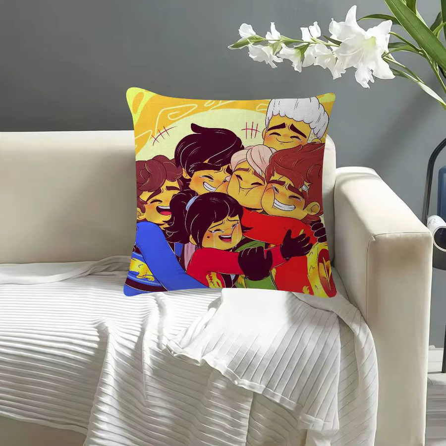 Kayou Ninjago Kissenbezug mit Cartoon-Print in Multicolour, 30 x 30 cm - Bild 6