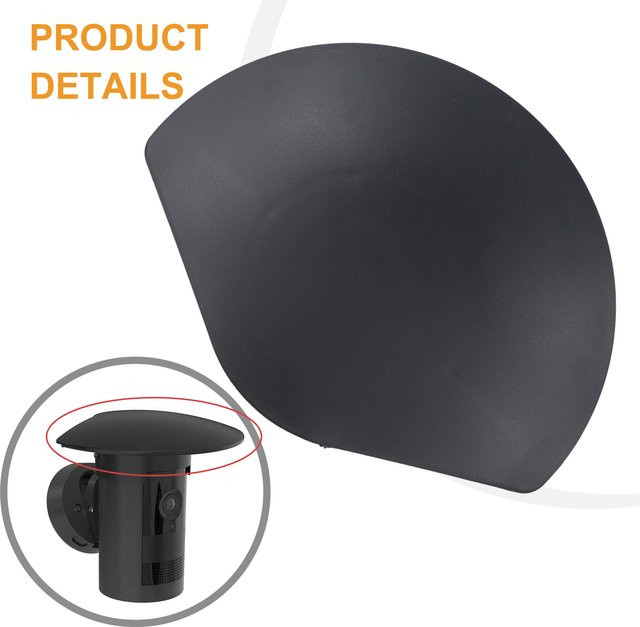 Schutzhülle für Ring Outdoor Camera Plus in Schwarz aus ABS zum Schutz vor Regen, UV-Strahlung, Staub, Sand und Schnee - Bild 1