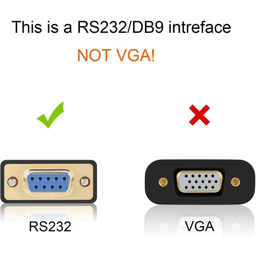 CableCreation USB-auf-RS232-Adapter mit PL2303-Chipsatz, USB 2.0 auf serielles DB9-Konverterkabel, Schwarz - Bild 2