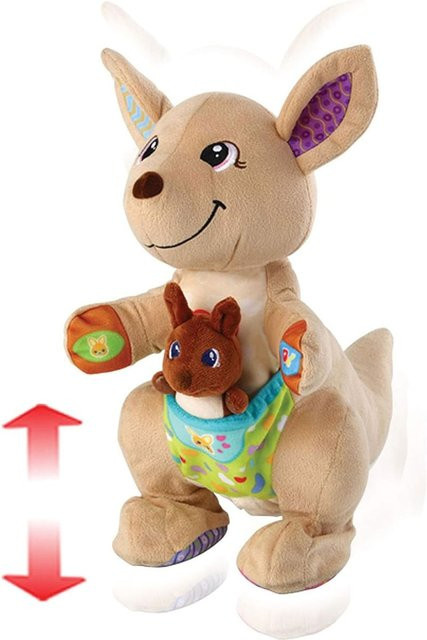 VTech Hüpf mit mir Känguru, interaktives Plüsch-Spielzeug - Bild 1